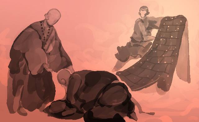 一张孙悟空,金池长老,西游记,锦斓袈裟,观音院,唐僧绘画图片
