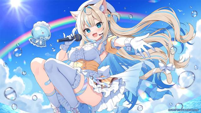 虚拟主播, cat ears, idol