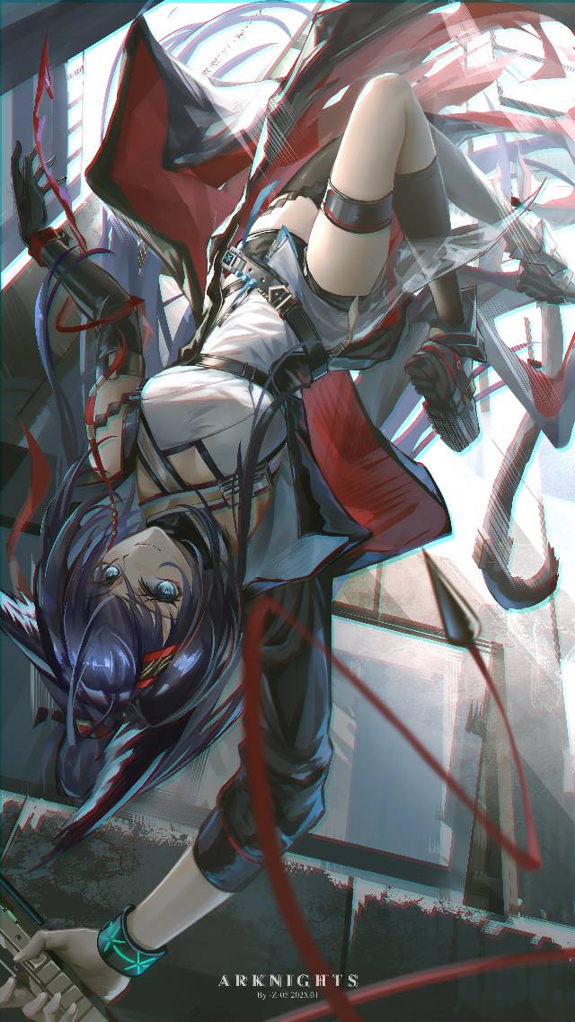 Arknights, 明日方舟, illustration, Kou, 女孩子, thighs