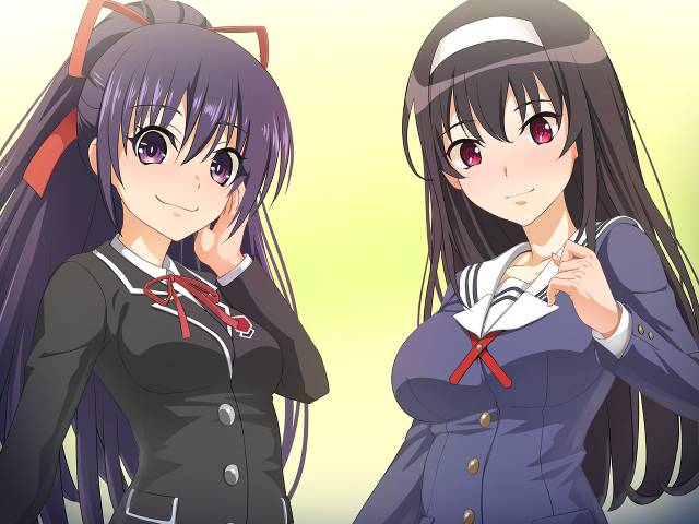 Tohka Yatogami, Shido Itsuka, 约会大作战, 霞之丘诗羽, Saekano: How to Raise a Boring Girlfriend, 复皮