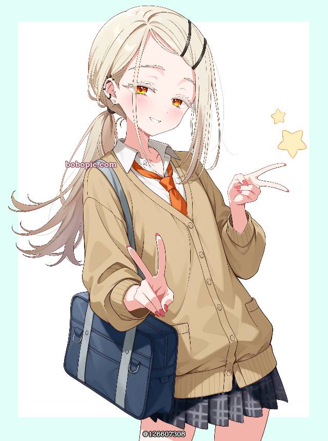 制服,学园偶像大师,筱泽广,美甲,辣妹图片