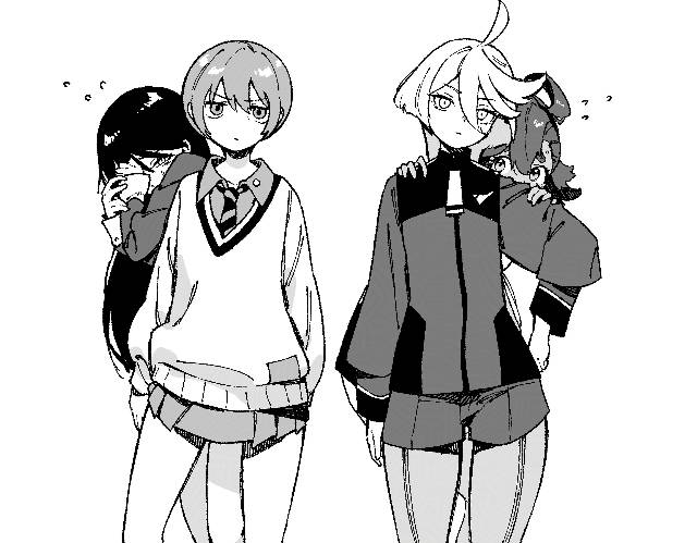 尼娅安,斯莱米奥,机动战士高达GQuuuuuuX,水星的魔女,百合图片