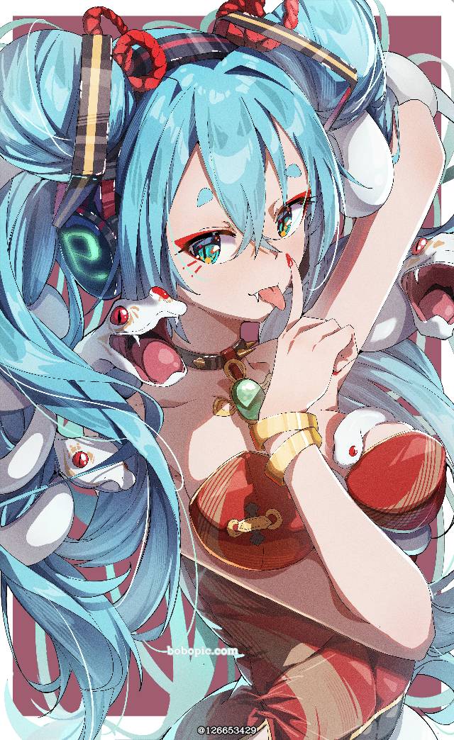 女孩子, 初音未来, 中国服装, 旗袍, vocaloid, 欧派