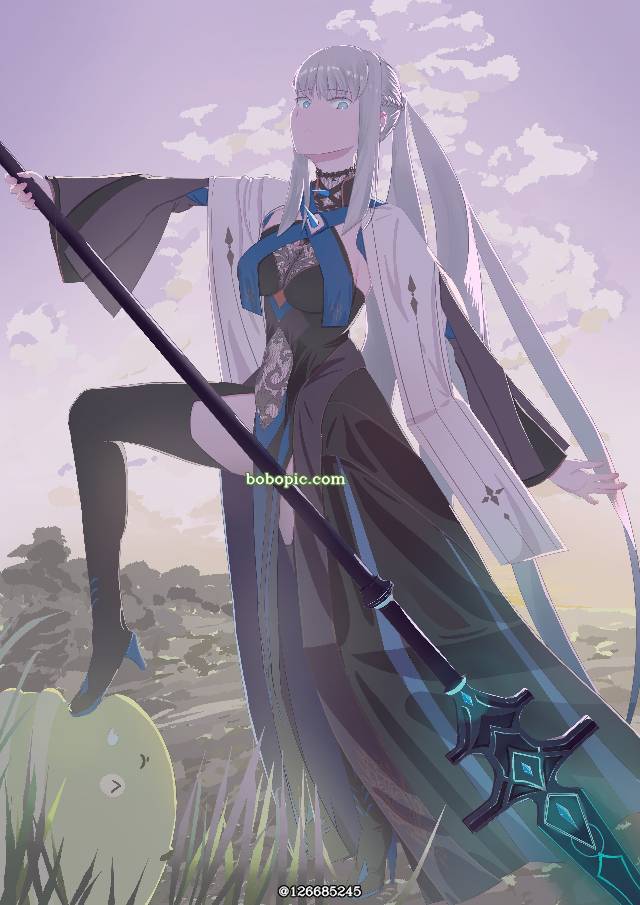 Morgan (Fate), 白发