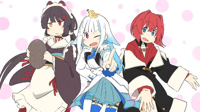 戌亥床, 莉泽·赫露艾斯塔, 安洁·卡特莉娜, 彩虹社, 虚拟主播, Inui fanart, Helesta fanart, everyday life