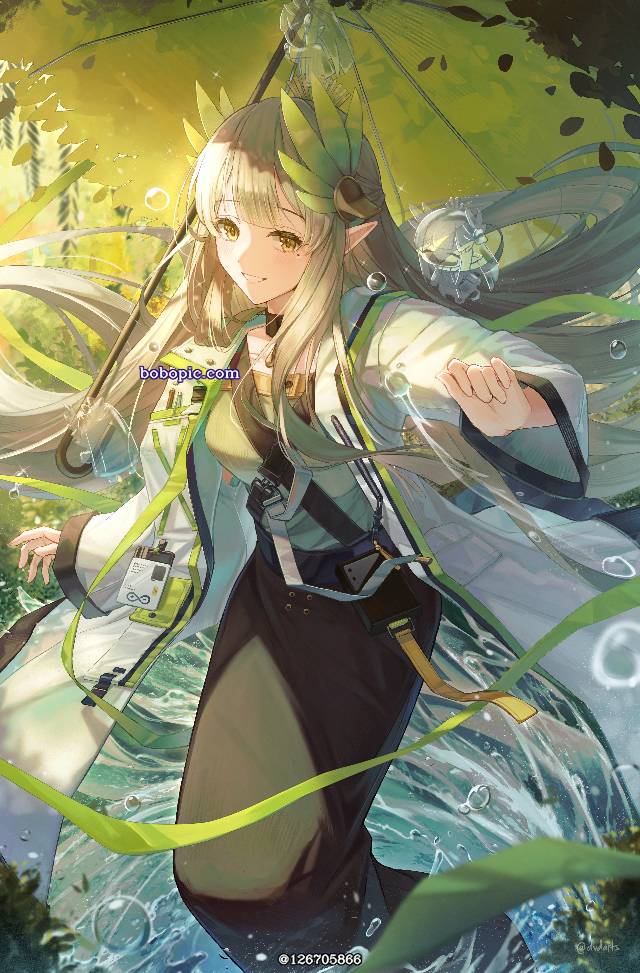 一张微笑,明日方舟,泪痣,缪尔赛思绘画图片