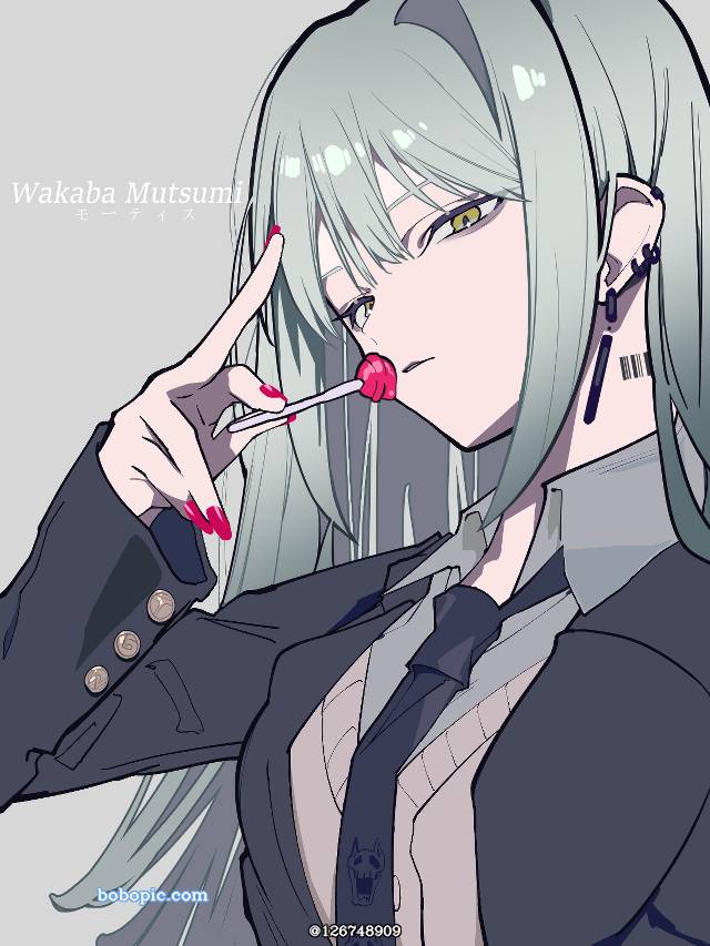 一张Mortis,BanGDream,墨缇丝,MyGO!!!!!,小女孩,avemujica,若叶睦,mygo绘画图片