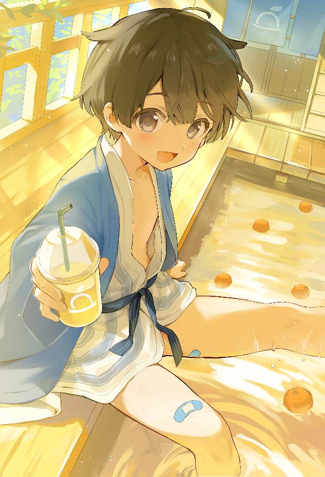 男孩子, young boy, onsen