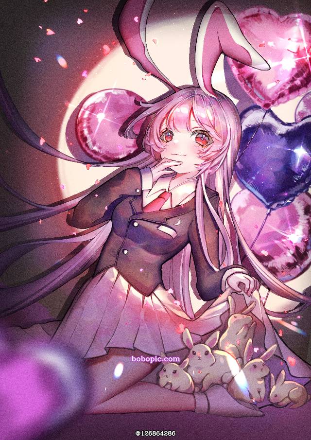小女孩,少女,美少女,铃仙·优昙华院·因幡,风景图片