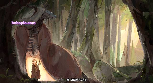 background, forest, 风景, 女孩子