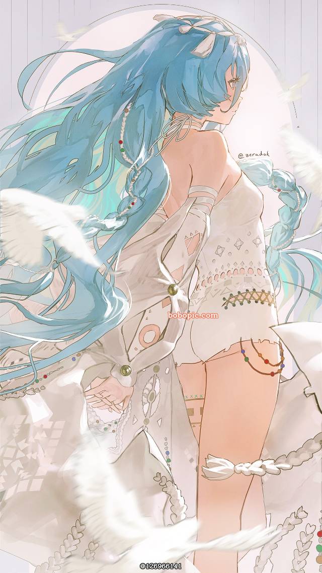 一张腿,小女孩绘画图片