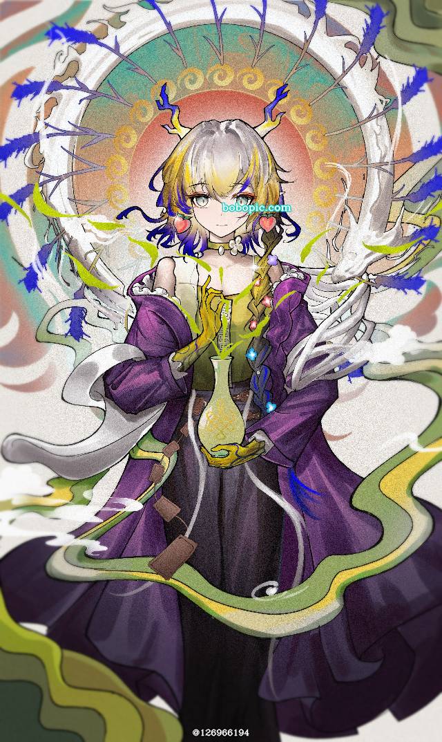 一张苏,黍,阿修,明日方舟,龙娘绘画图片
