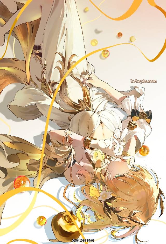 一张金发,巨乳,星穹铁道,阿格莱雅,魅惑的大腿,Aglaea,崩坏：星穹铁道绘画图片