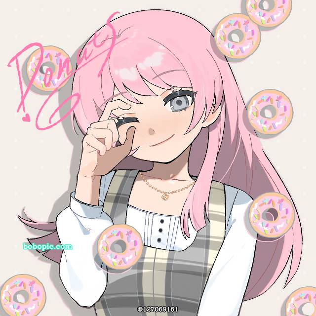 一张BanGDream,粉色头发,千早爱音,美少女,MyGO!!!!!绘画图片