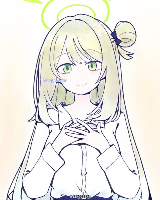 一张蔚蓝档案,十六夜野宫绘画图片