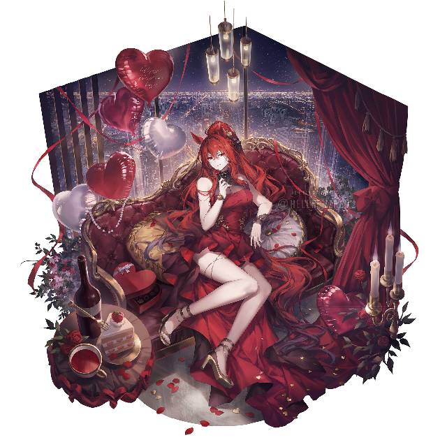 一张明日方舟,娜仁图亚,Narantuya,魅惑的大腿绘画图片