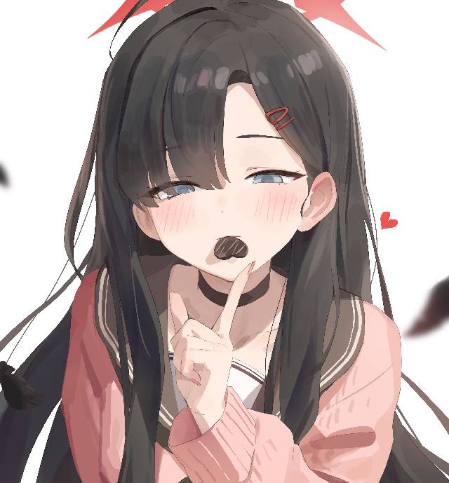 仲正一花,咥えチョコ,蔚蓝档案图片