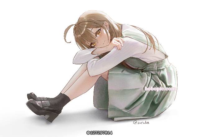 一张乐福鞋,drawMEI,HololiveEN,小女孩,七诗无名,Hololive绘画图片