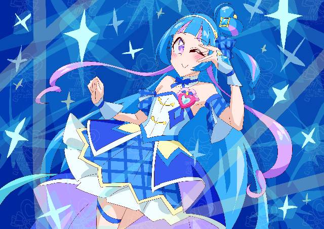 2号キュア,Cure眨眼,你和偶像光之美少女,勇气を出して♪キュアウインクデビュー!,苍风奈奈图片