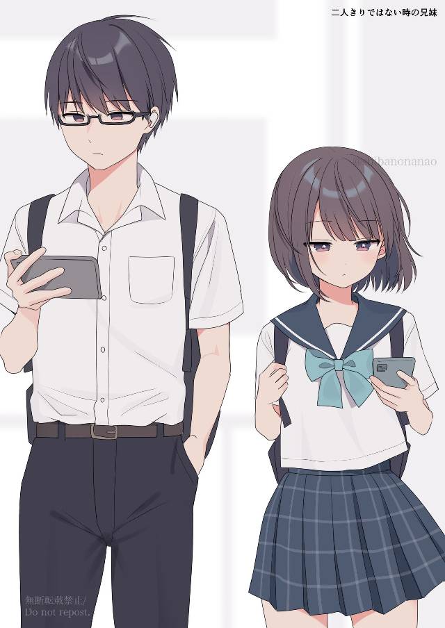 原创, 妹妹, brother and sister, 原创男女角色