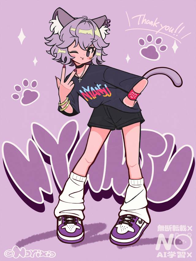 原创角色, 兽耳, cat ears, 女孩子