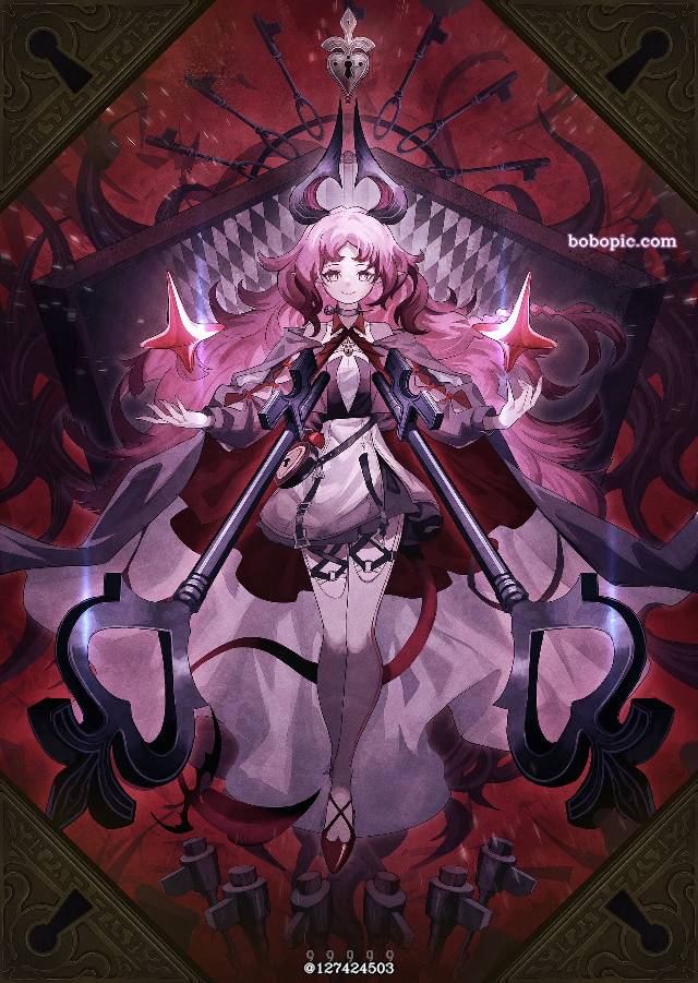 一张明日方舟,白裤袜,妮姆芙绘画图片