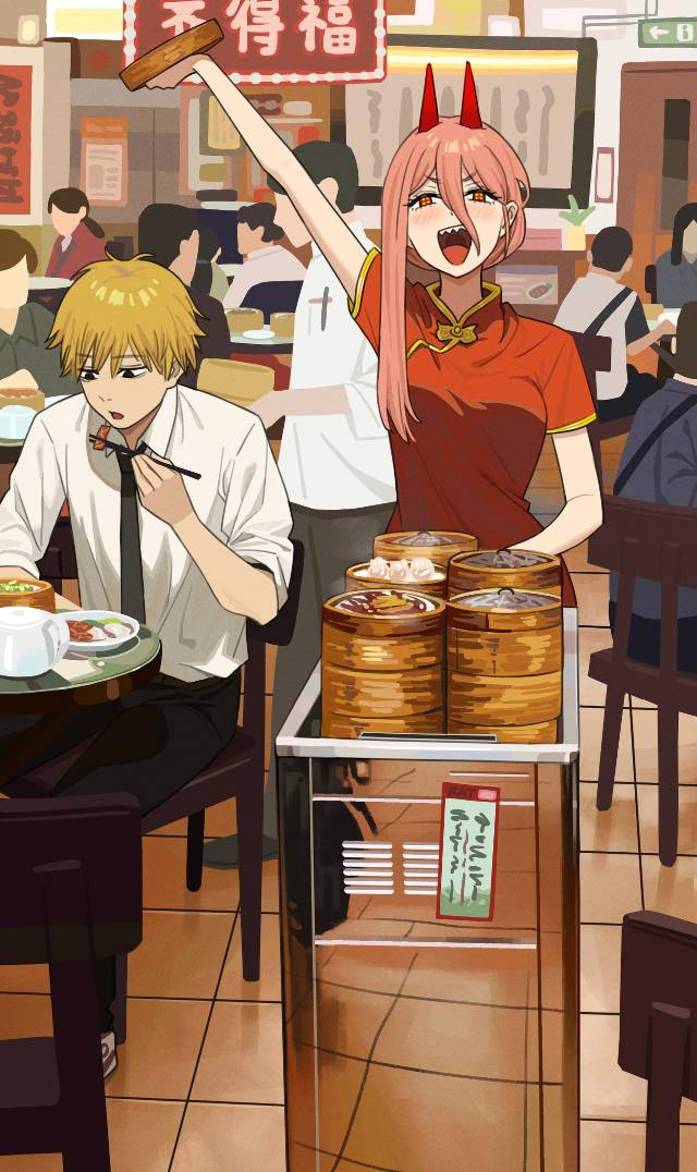 Chainsaw Man, cheongsam