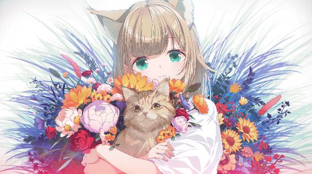 原创,花,女孩子图片