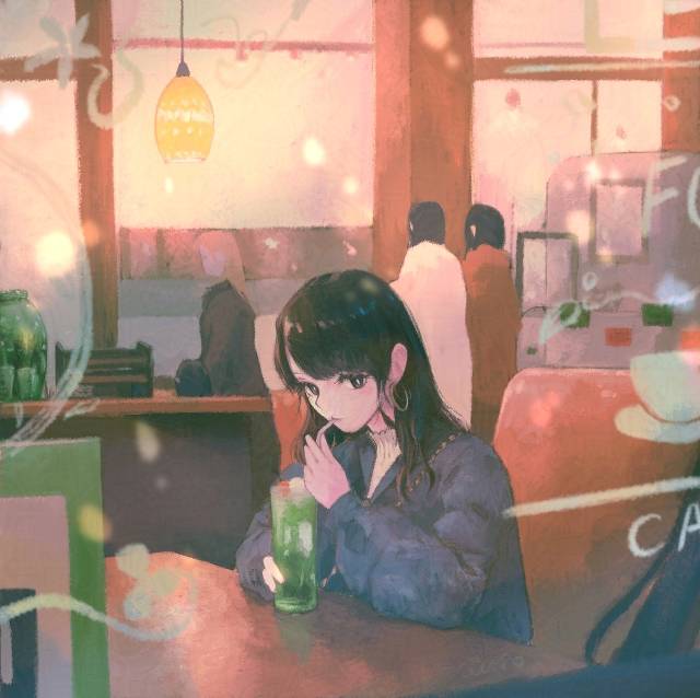 女孩子, 风景, 原创, background, 原创, scenery, 插画