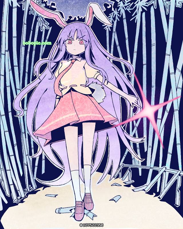 一张touhou,东方Project,铃仙·优昙华院·因幡绘画图片