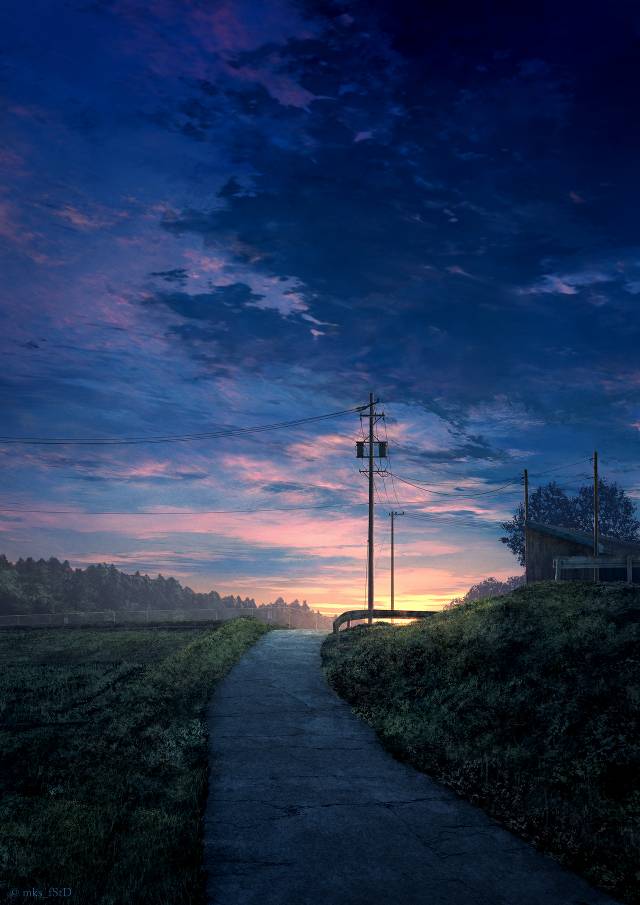 原创, sky, 风景, 夕阳