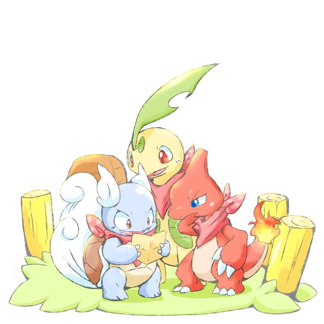 精灵宝可梦, Wartortle, Charmeleon, Bayleef