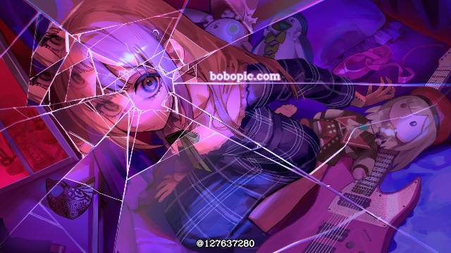 一张若叶睦,吉他,Mortis,BanGDream绘画图片