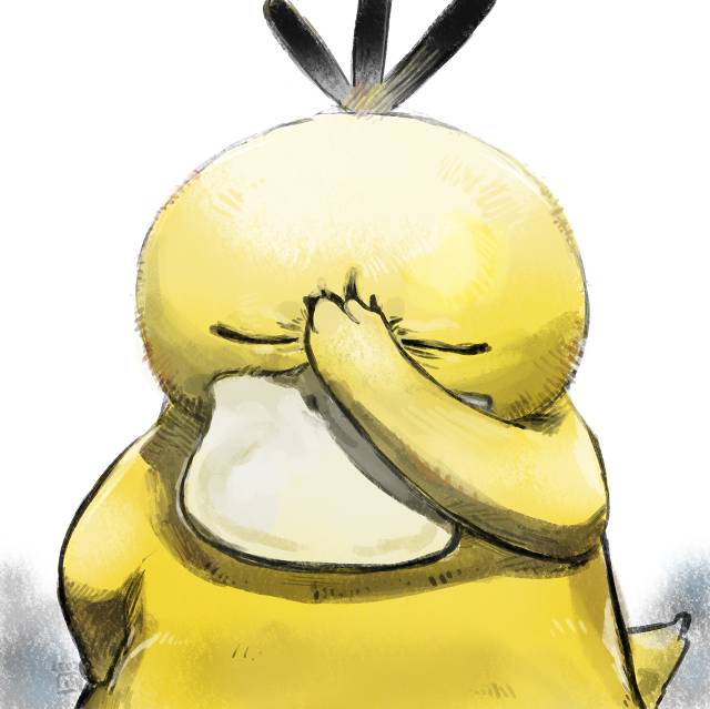 精灵宝可梦,可达鸭图片