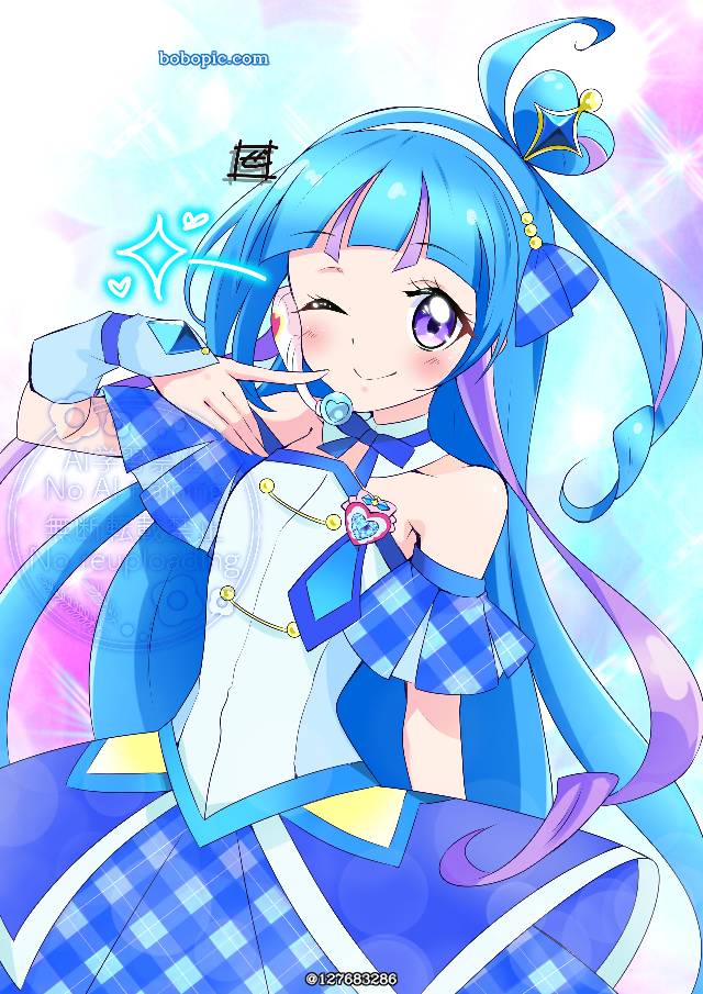 2号キュア,Cure眨眼,你和偶像光之美少女,光之美少女,苍风奈奈图片