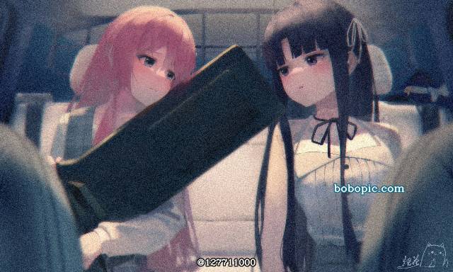 一张MyGO!!!!!,安和昴,百合,千早爱音,GirlsBandCry绘画图片