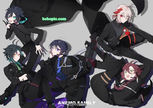 Genshin Impact, 温迪（原神）, Xiao, wanderer, Shikanoin Heizou, Kaedehara Kazuha