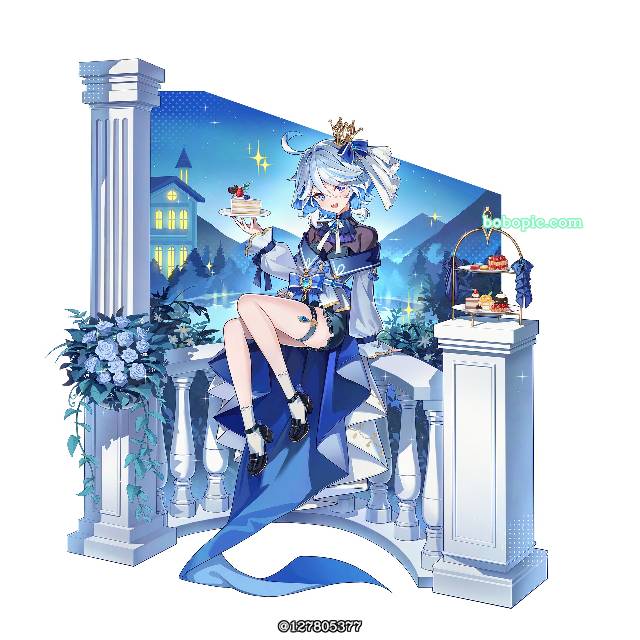 Genshin Impact, 女孩子, young girl, 芙宁娜（原神）, 芙宁娜