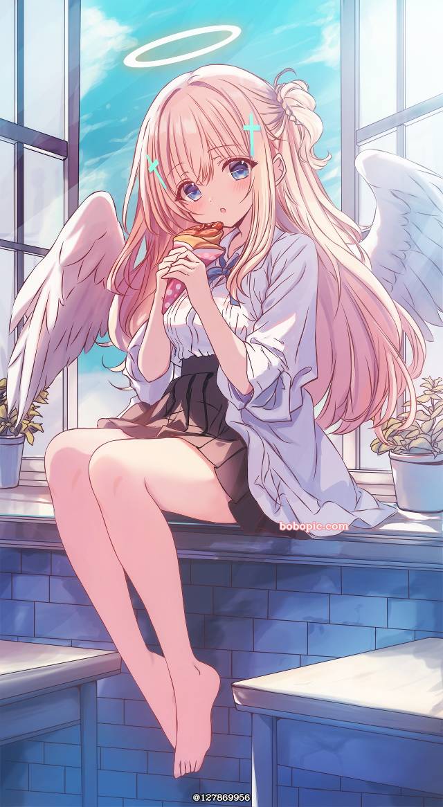 女孩子, 魅惑的大腿, young girl, 原创, angel, Elle, 赤脚