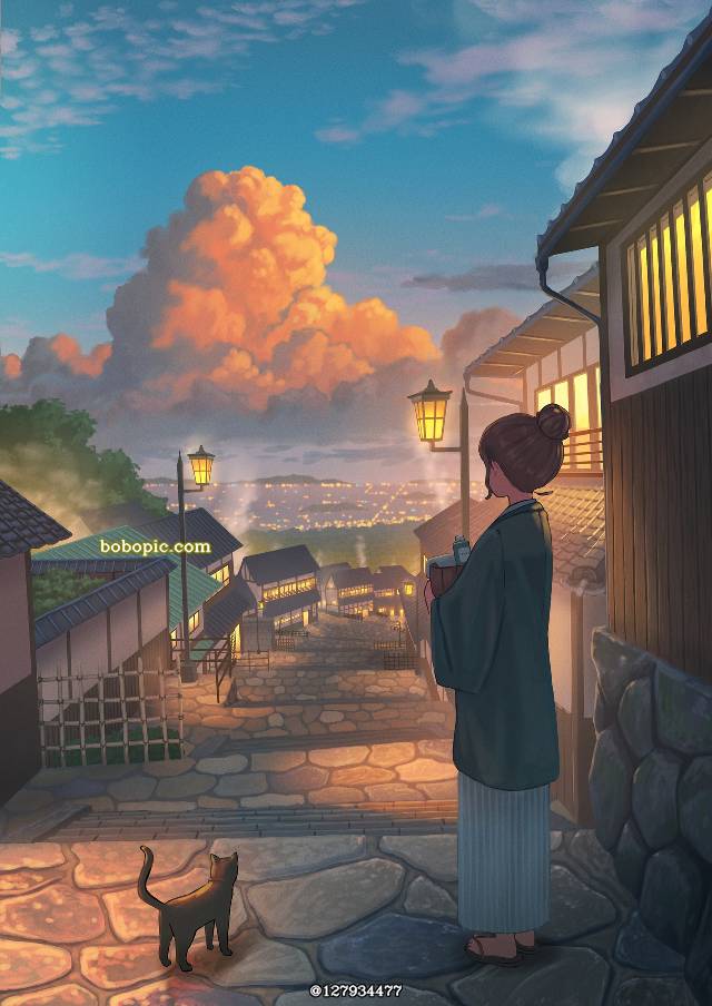 原创,女孩子,雲图片