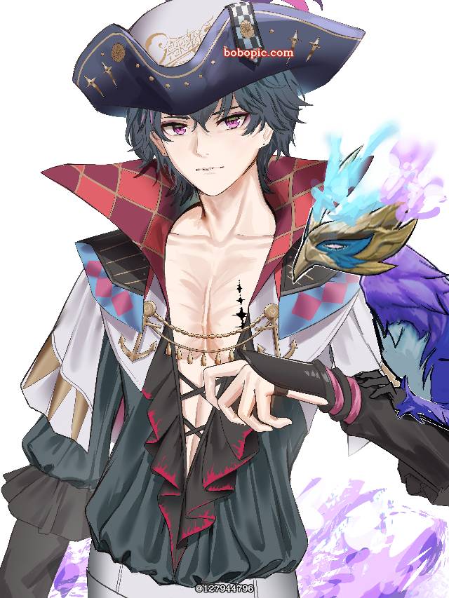 Brant,WuWaFanart,海盗,鸣潮图片