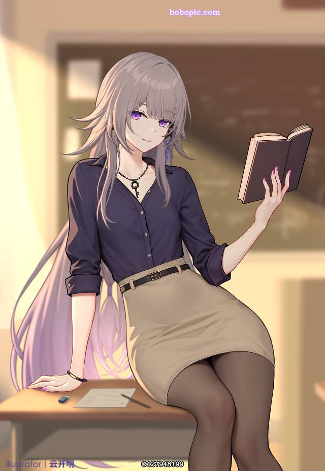 女孩子, Honkai: Star Rail, Honkai: Star Rail, black stockings, 大黑塔