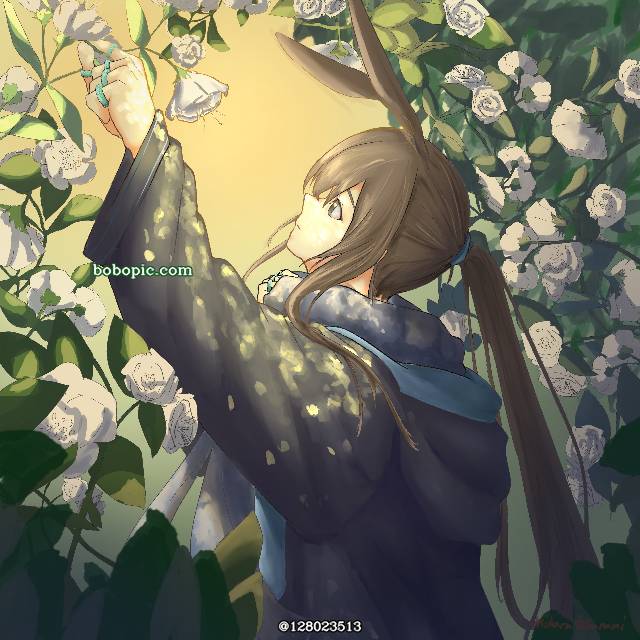 イラスト初心者,小女孩,少女,明日方舟,阿米娅图片
