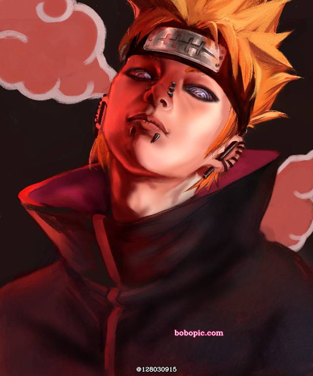 Akatsuki,fanart,pain,天道ペイン,晓图片