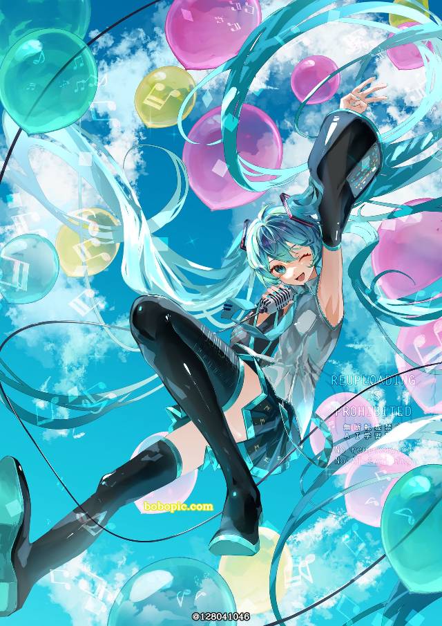 初音未来, 插画, Vocaloid, Miku day