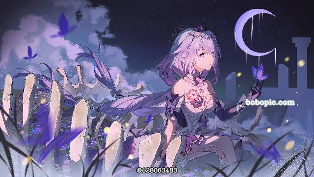 一张Elegant,遐蝶,Castorice,品味优雅,崩坏：星穹铁道绘画图片