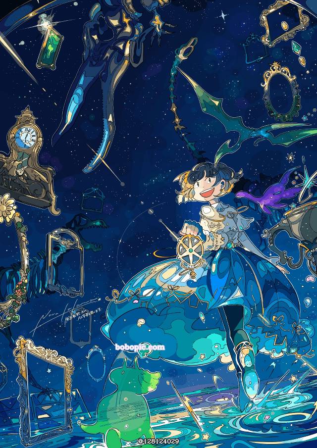 夜の海,宇宙,星空图片