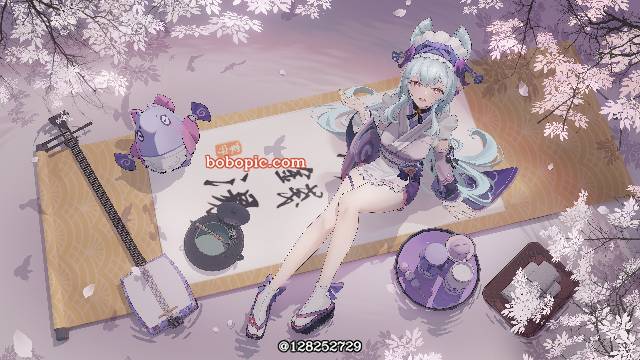 一张原神,少女,梦见月瑞希,风景,小女孩绘画图片