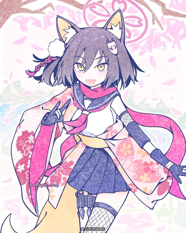 一张久田泉奈,蔚蓝档案,忍术研究部绘画图片