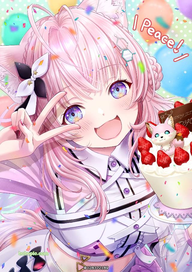 一张博衣小夜璃,美甲,虚拟YouTuber,Hololive,虚拟主播,Koyorisketch绘画图片